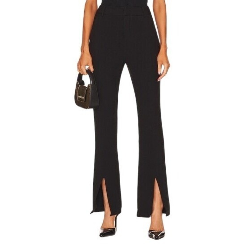Atoir The Ramone Trouser Black Front Slit Pants AUS 8 US 4